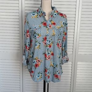 NWT Love Potion Blooming Shirt Sz L